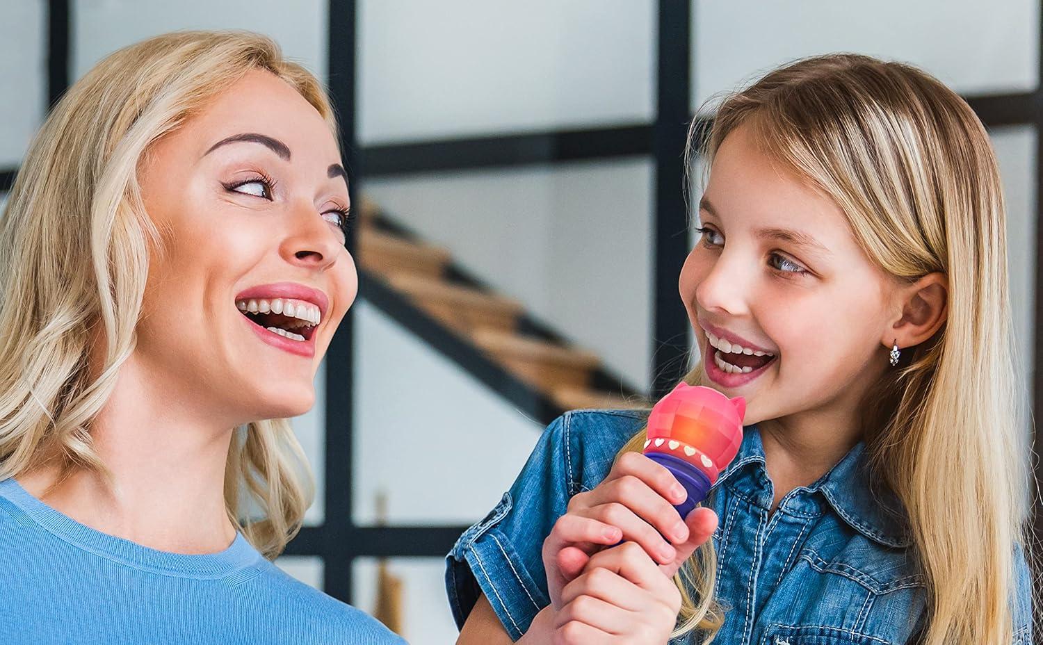 imageDreamWorks Gabbys Dollhouse Toy Microphone for Kids Musical Toy for Girls with Builtin Song Kids Microphone Designed for Ages 3 and Up