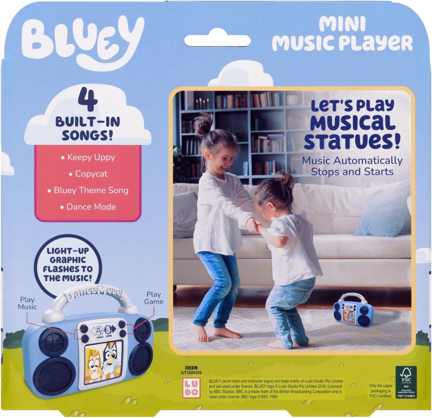 imageeKids Bluey Toy Music Player Toy for Toddlers with Builtin Music for Fans of Bluey Toys for Boys and Girls