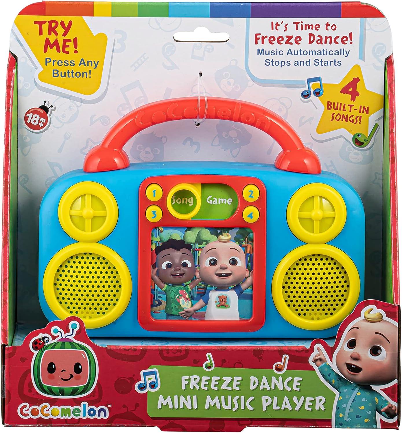 imageeKids Cocomelon Toy Music Player Includes Freeze Dance Musical Toy for Toddlers with Builtin Nursery Rhymes for Fans of Cocomelon Toys and Gifts for Boys and Girls