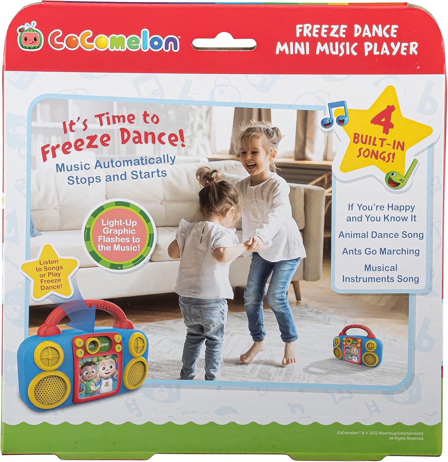 imageeKids Cocomelon Toy Music Player Includes Freeze Dance Musical Toy for Toddlers with Builtin Nursery Rhymes for Fans of Cocomelon Toys and Gifts for Boys and Girls