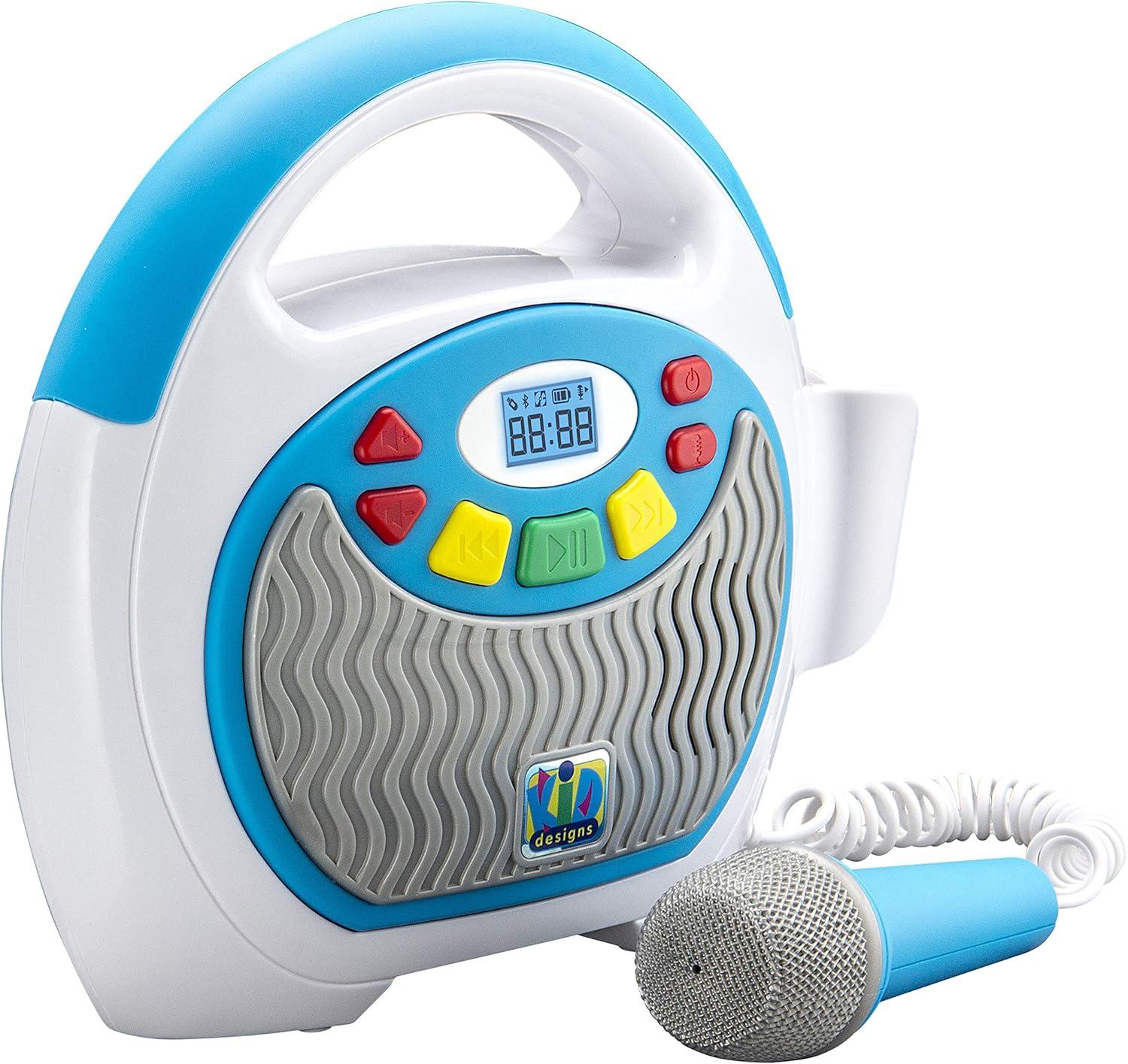 imageeKids Mother Goose Club Karaoke Machine for Kids with Microphone and Builtin Nursery Rhymes