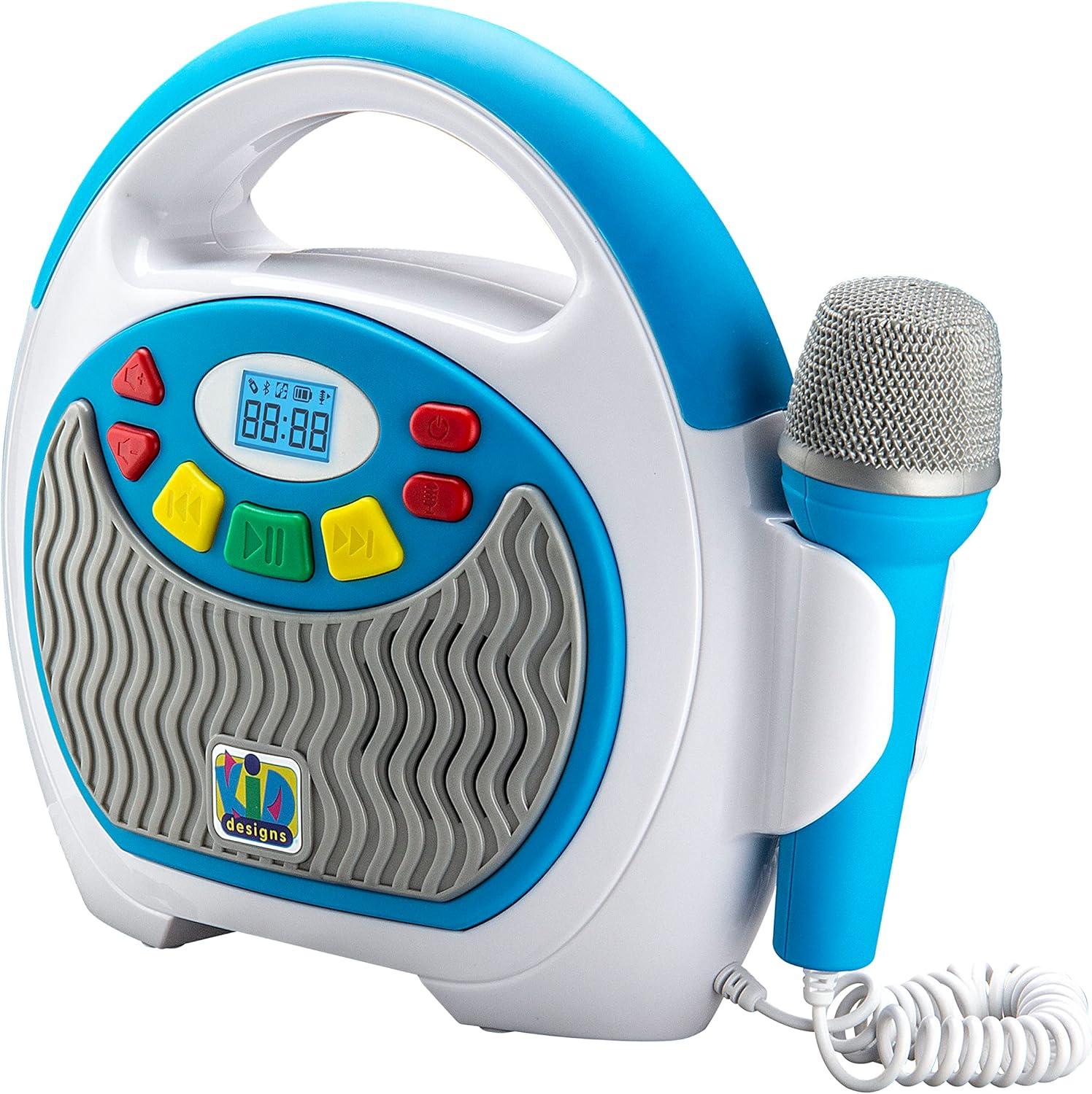 imageeKids Mother Goose Club Karaoke Machine for Kids with Microphone and Builtin Nursery Rhymes