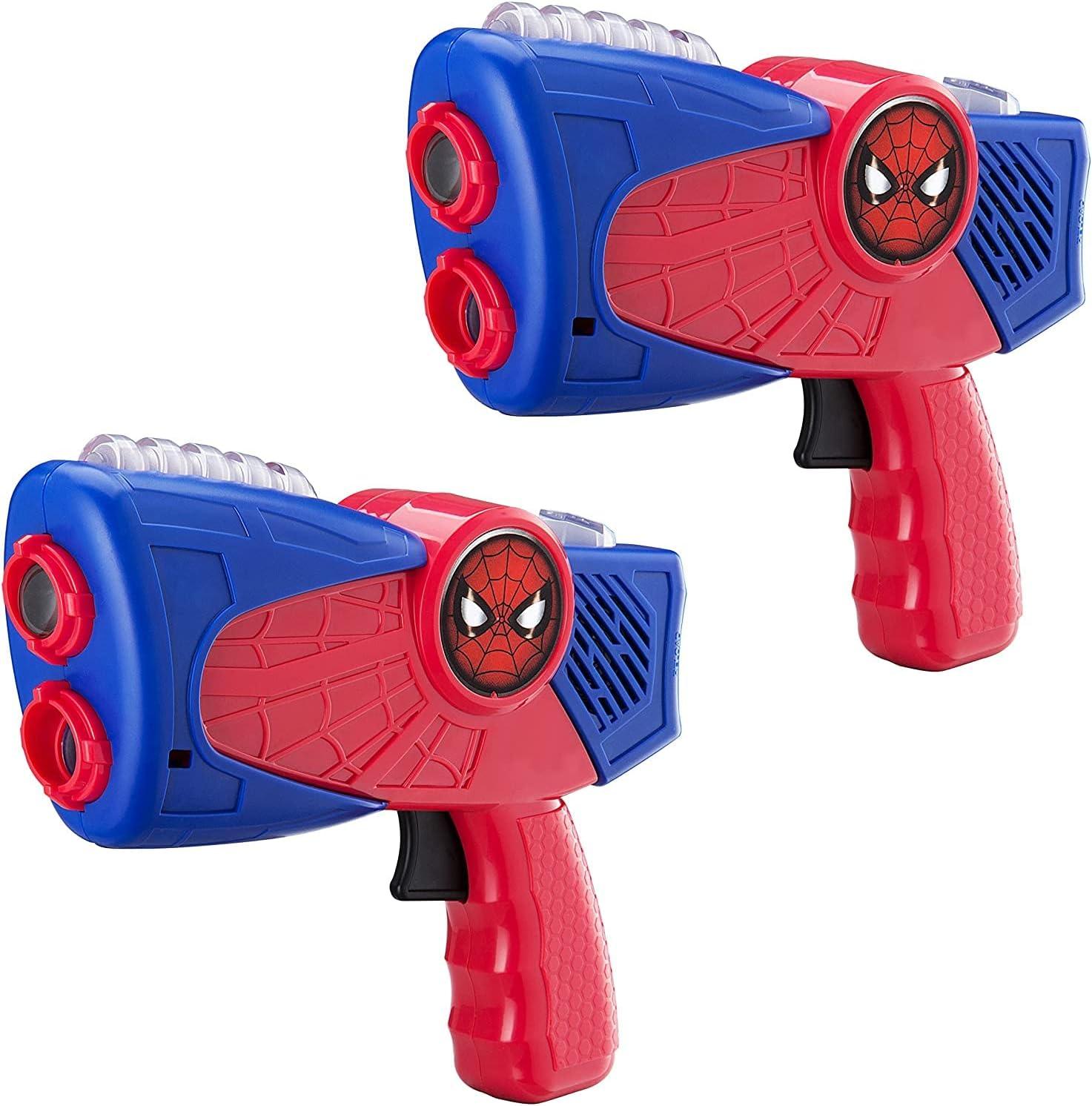 imageeKids Spiderman LaserTag for Kids Infared LazerTag Blasters Lights Up ampamp Vibrates When HitClassic Standard Packaging