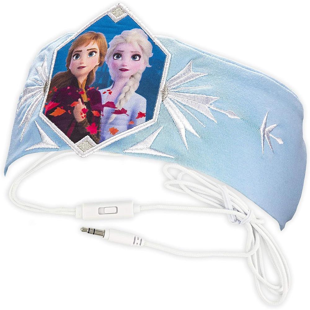 imageFrozen 2 Kids Headband Headphones Volume Limiting Switch Thin Speakers ampamp Comfortable Soft Cotton Headband Perfect for Childrens Earphones for School Home and Travel Standard Packaging
