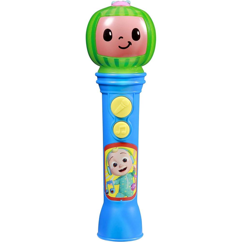 imageeKids Cocomelon Toy Microphone Toy for Toddlers with Builtin Music Designed for Fans of Cocomelon Toys
