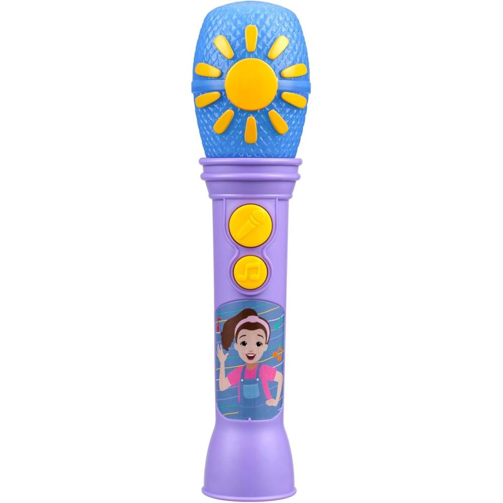 imageeKids Ms Rachel Toy Microphone for Kids Includes Builtin Music and Lights Toddler Toys for Ages 18 Months and Up PurplePurple