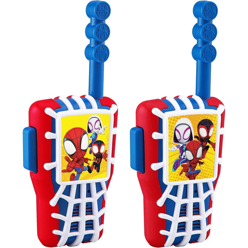 imageeKids Spidey and His Amazing Friends Toy Walkie Talkies for Kids Outdoor Toys for Kids and Fans of Spidey Toys for Boys