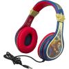 imageeKids Captain Marvel Kids Headphones Adjustable Headband Stereo Sound 35Mm Jack Wired Headphones for Kids TangleFree Volume Control Childrens Headphones Over Ear for School Home Travel