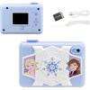 imageekids Disney Frozen Kids Camera with SD Card Digital Camera for Kids with Video Recording Builtin Digital Stickers for Fans of Frozen Toys