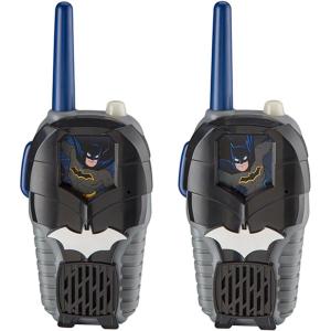 Batman Toy Walkie Talkies for Kids, Static Free Indoor and Outdoor Toys for Boys with Light Up Graphics Designed for Fans of Batman Toys