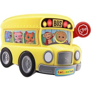 Cocomelon Musical Bus for Kids – Yellow School Bus with Built-in Cocomelon Songs and Sound Effects Fun Musical Cocomelon Toy for Cocomelon Merchandise Fans Bus Toy for Toddlers with Flashing Light
