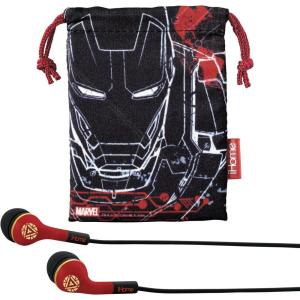 Mickey Mouse Noise Isolating earphones with Travel Pouch, DY-M153(Iron Man)