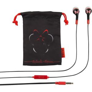 Mickey Mouse Noise Isolating earphones with Travel Pouch, DY-M153(Minnie Mouse)