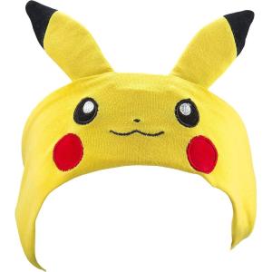 Pokemon Pikachu Kids Headband Headphones Volume Limiting Switch Thin Speakers & Comfortable Soft Cotton Headband Perfect for Children’s Earphones for School Home and Travel (Standard Packaging)