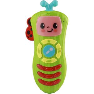 eKids Cocomelon Toy Remote Control for Toddlers, Musical Toy with Built-in Microphone and Nursery Rhymes for Children, for Fans of Cocomelon Toys and Gifts