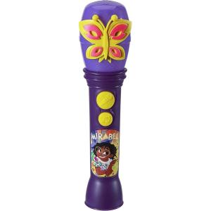 eKids Disney Encanto Toy Microphone for Kids, Built-in Music and Flashing Lights