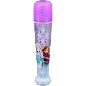 eKids Disney Frozen Karaoke Microphone for Kids, Bluetooth Microphone Includes Built-in Music and Light Show, Designed for Fans of Frozen Toys