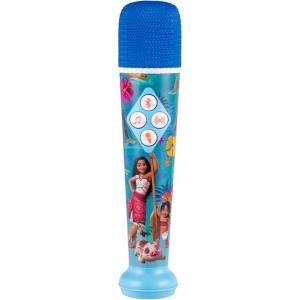 eKids Moana 2 Karaoke Microphone for Kids, Bluetooth Microphone Includes Built-in Music and Light Show, Designed for Fans of Moana Toys