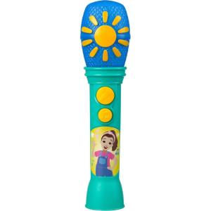 eKids Ms Rachel Toy Microphone for Kids, Includes Built-in Music and Lights, Toddler Toys for Ages 18 Months and Up (Purple)(Green)