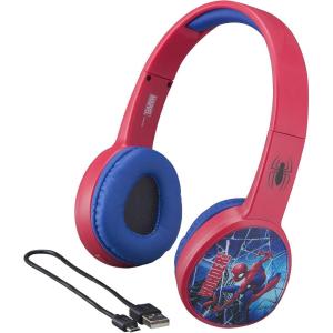 eKids iHome Disney Spiderman BT Youth HEADPHON, Red