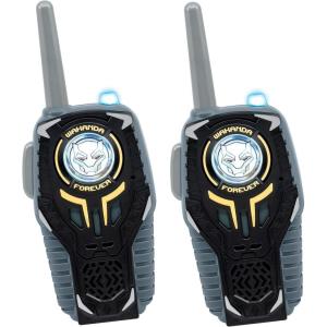 ekids Black Panther Wakanda Forever Toy Walkie Talkies for Kids, Static Free Indoor and Outdoor Toys for Boys Aged 3 and Up