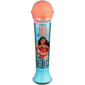 ekids Disney Princess Moana Toy Microphone for Kids, Musical Toy for Girls with Built-in Music, Kids Microphone Designed For Fans of Moana Toys for Girls
