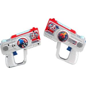 eKids Avengers Assemble Laser Tag for Kids Infared Lazer Tag Blasters Lights Up & Vibrates When Hit