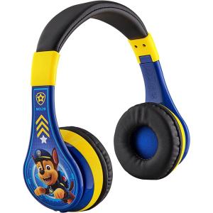 eKids Paw Patrol Kids Bluetooth Headphones with Microphone, Volume Reduced Kids Headphones for School, Home, or Travel