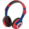 imageeKids Spiderman Kids Bluetooth Headphones Wireless with Microphone Includes Aux Cord Volume Reduced Foldable for School Home or Travel