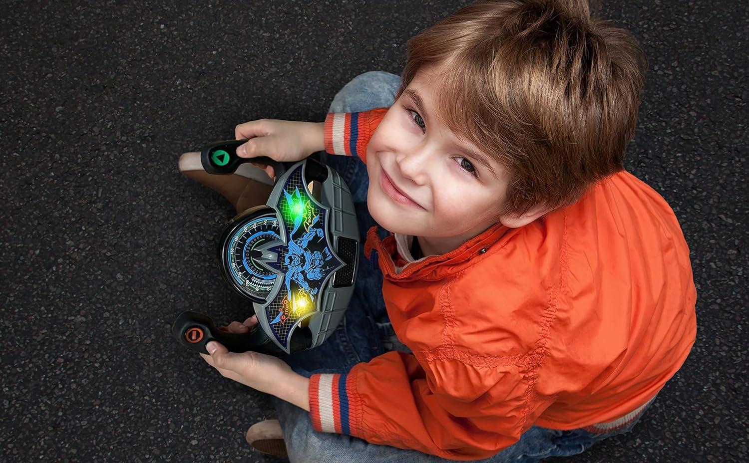 imageeKids Batman Batmobile Toy Steering Wheel for Kids Toddler Toy with Sound Effects for Fans of Batman Toys for Boys