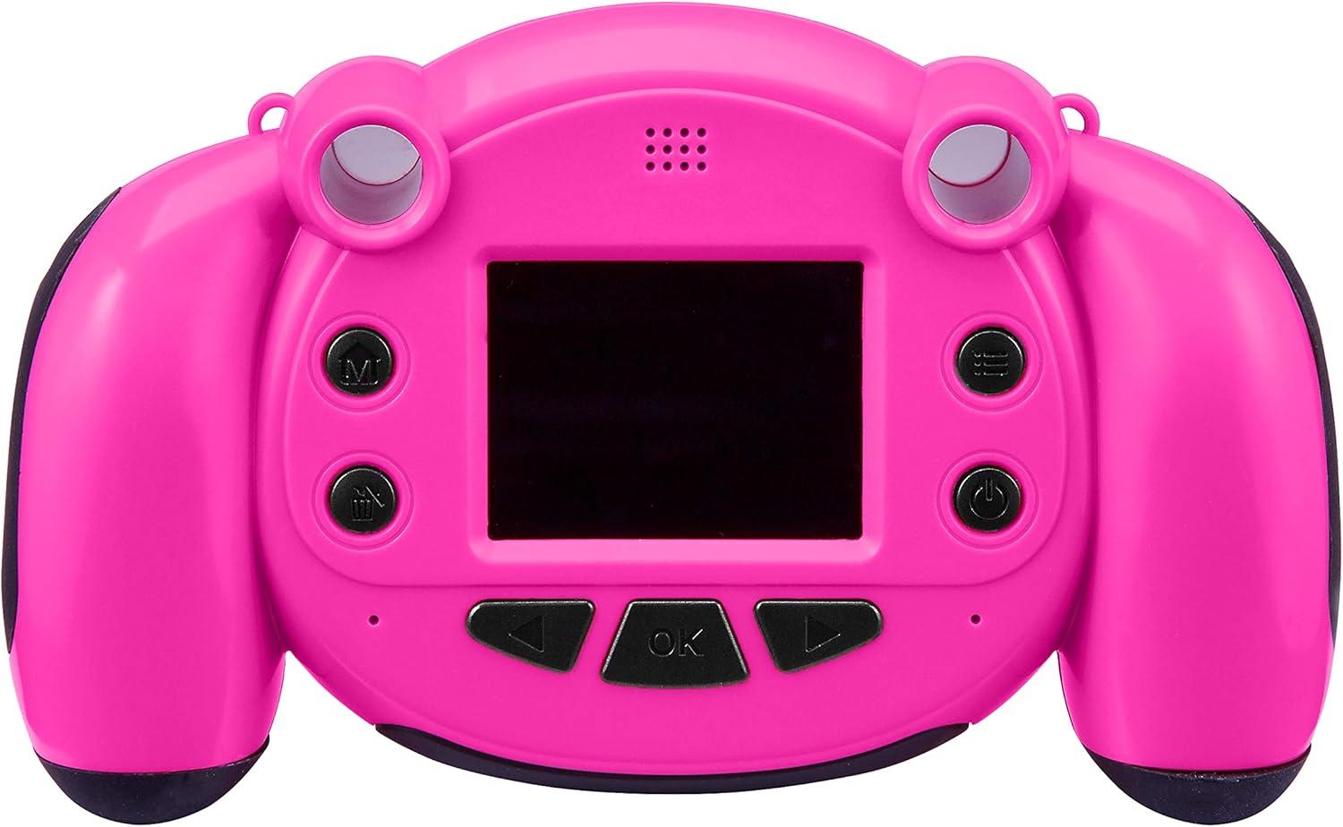 imageekids LOL Surprise Kids Camera with SD Card Digital Camera for Kids with HD Video Camera Builtin Digital Stickers for Fans of LOL Toys for Girls Pink