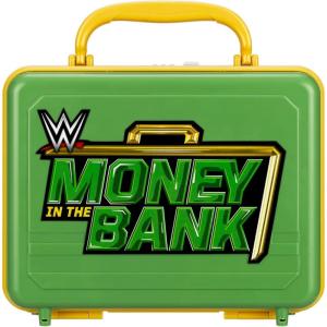 eKids WWE Money in The Bank Electronic Case for Kids, Money Box Includes Mechanical Lock and Sound Effects Featuring 11 WWE Superstars