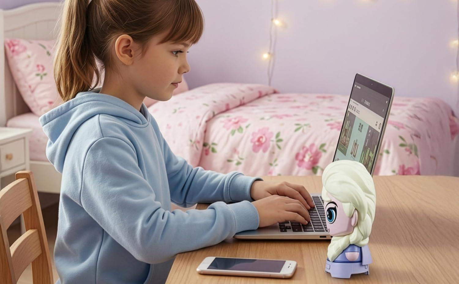 image:imageeKids Bluetooth Speaker with Rechargeable Battery Portable Wireless Speaker StitchFrozen