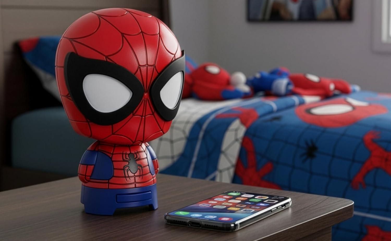 image:imageeKids Bluetooth Speaker with Rechargeable Battery Portable Wireless Speaker StitchSpiderman