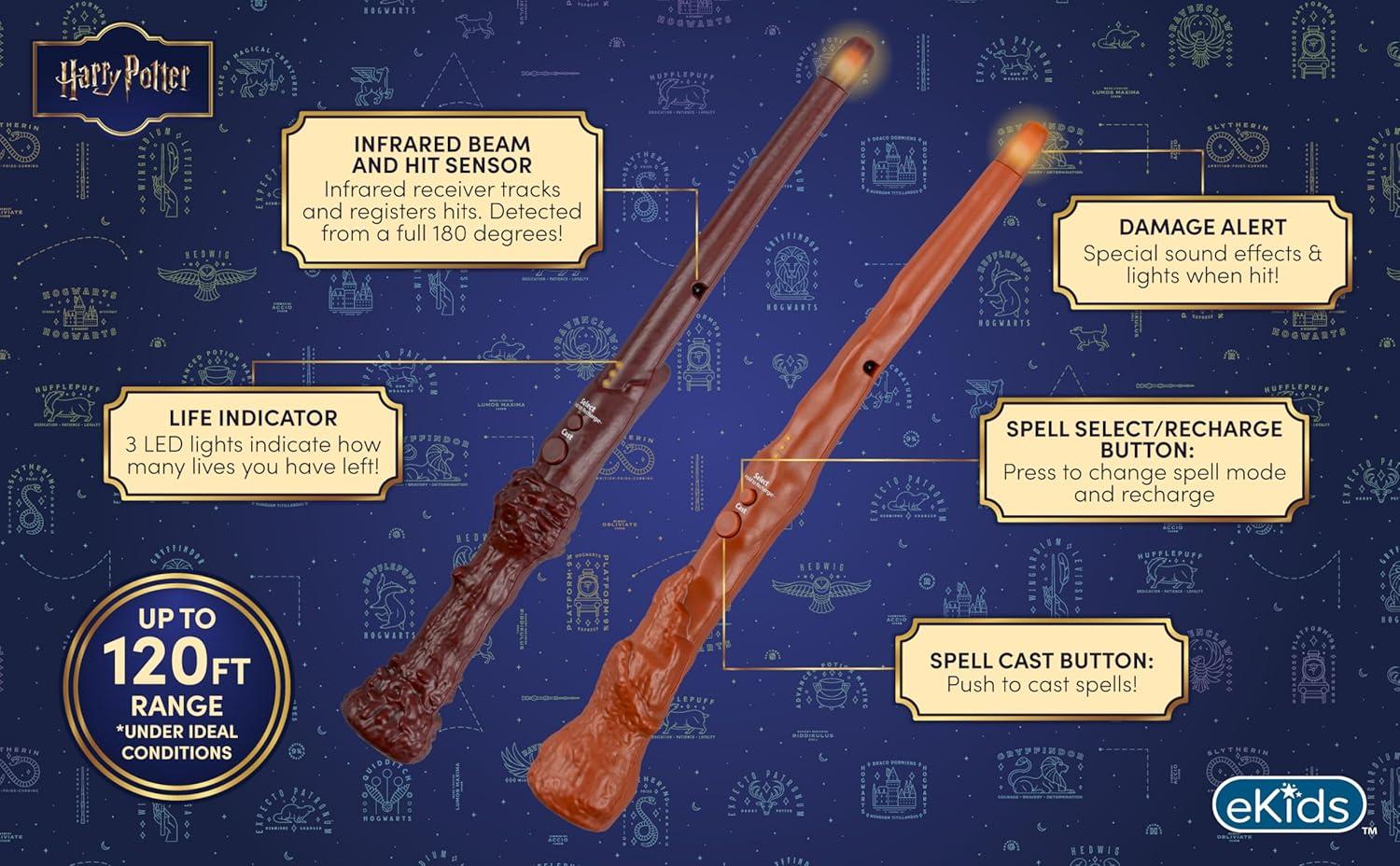 image:imageeKids Harry Potter Dueling Wands with Lights and Sound Effects Designed for Fans of Harry Potter Toys