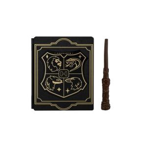 eKids Harry Potter Wizard Journal for Kids with Invisible Ink Pen, Spell Cards, and Wand, Designed for Fans of Harry Potter Toys