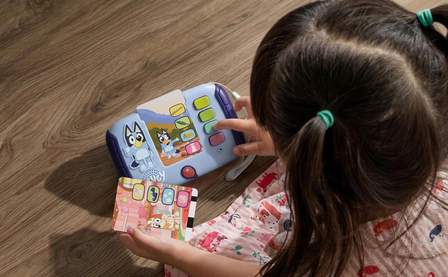 image:imageeKids Bluey Toy Ready Set Find Card Reader Includes Toddler Games for Fans of Bluey Toys