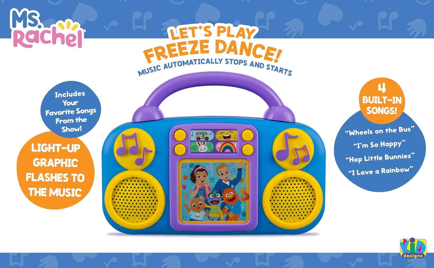 image:imageeKids Ms Rachel Toy Music Player Toddler Toy with Builtin Music and Lights Ms RachelMs Rachel