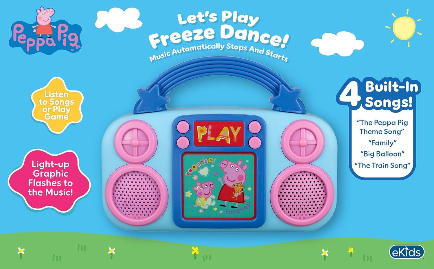 image:imageeKids Ms Rachel Toy Music Player Toddler Toy with Builtin Music and Lights Ms RachelPeppa Pig