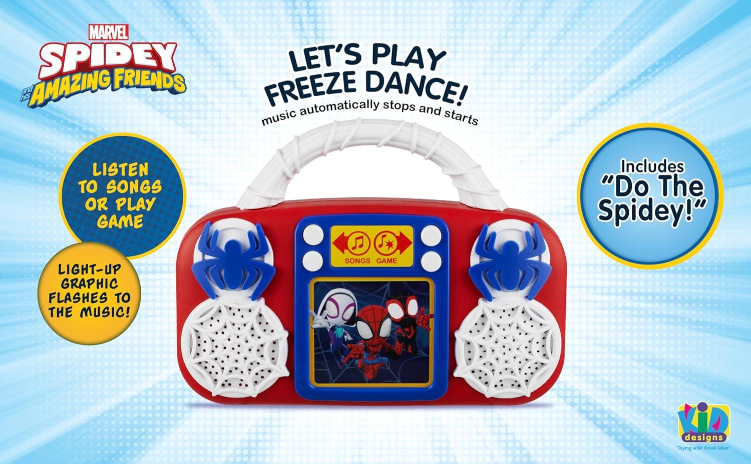 image:imageeKids Ms Rachel Toy Music Player Toddler Toy with Builtin Music and Lights Ms RachelSpidey