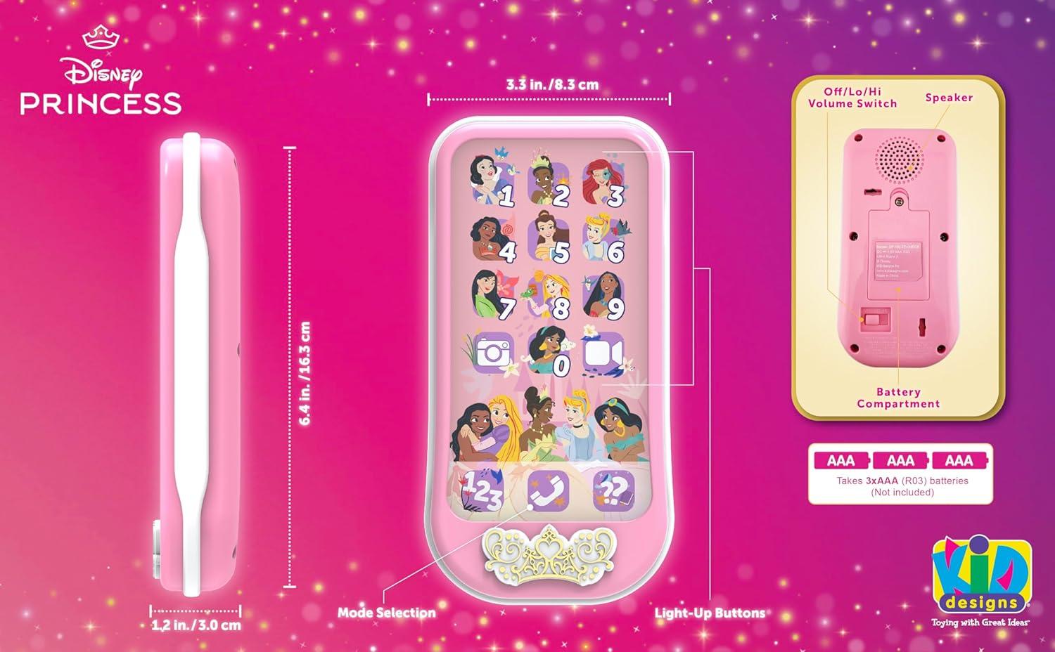 image:imageMoana Toy Phone for Toddler with Builtin Preschool Learning Games Educational Toys for Toddlers MoanaDisney Princess