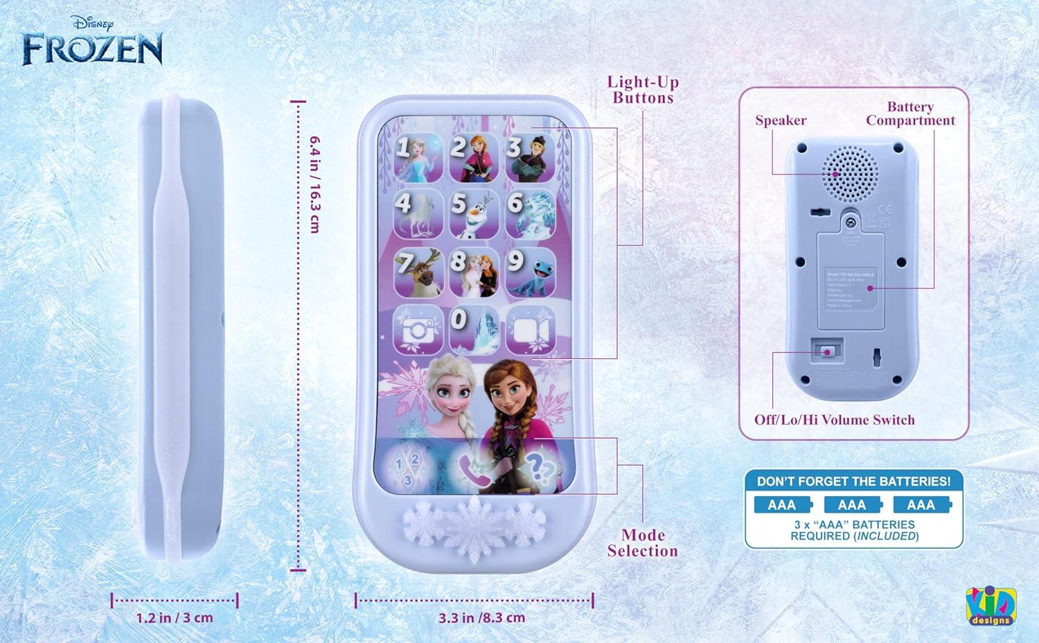 image:imageMoana Toy Phone for Toddler with Builtin Preschool Learning Games Educational Toys for Toddlers MoanaFrozen Elsa