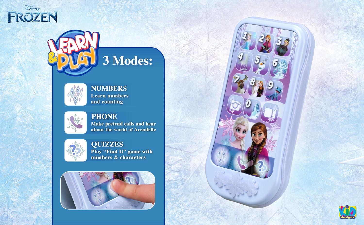 image:imageMoana Toy Phone for Toddler with Builtin Preschool Learning Games Educational Toys for Toddlers MoanaFrozen Elsa