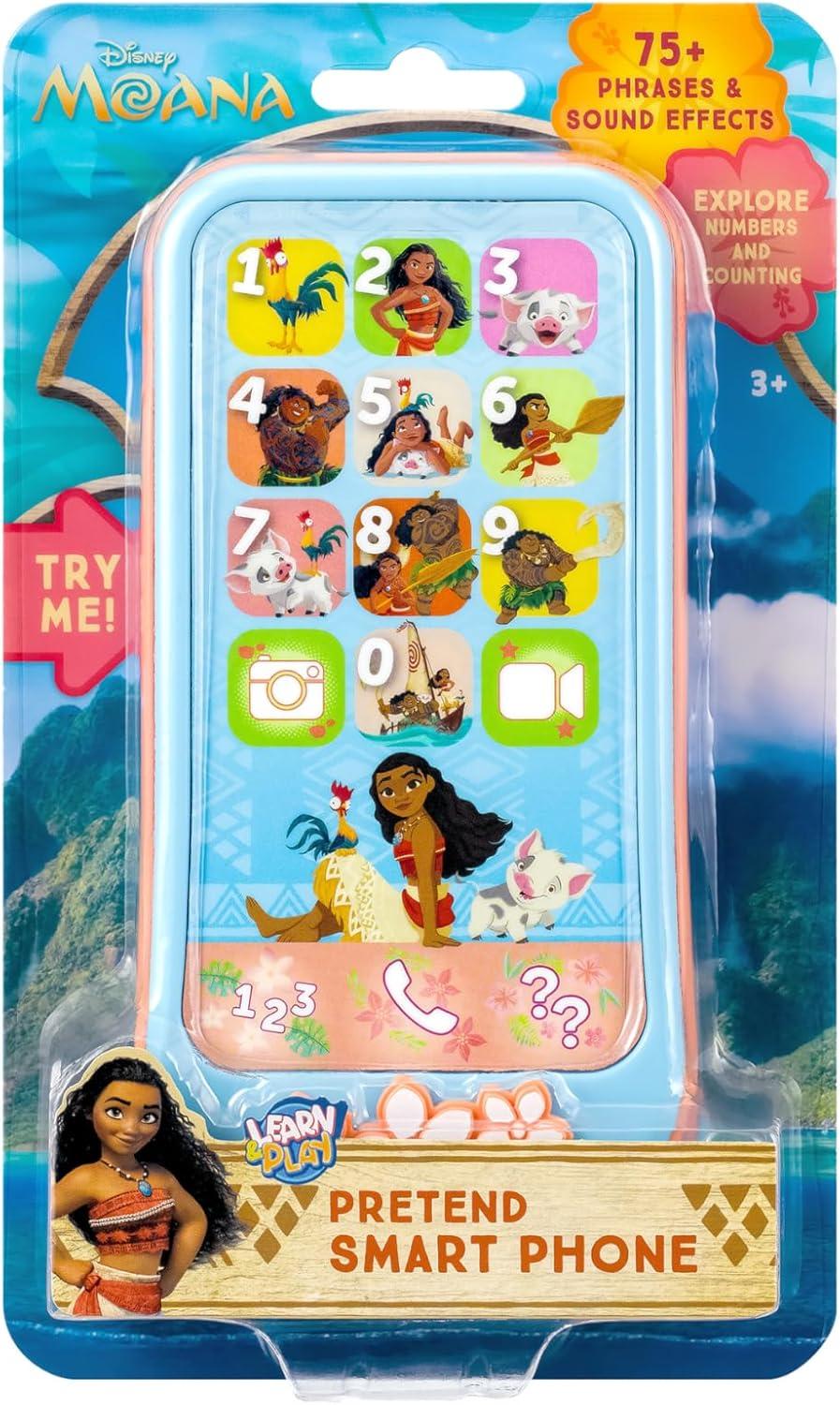 image:imageMoana Toy Phone for Toddler with Builtin Preschool Learning Games Educational Toys for Toddlers MoanaMoana