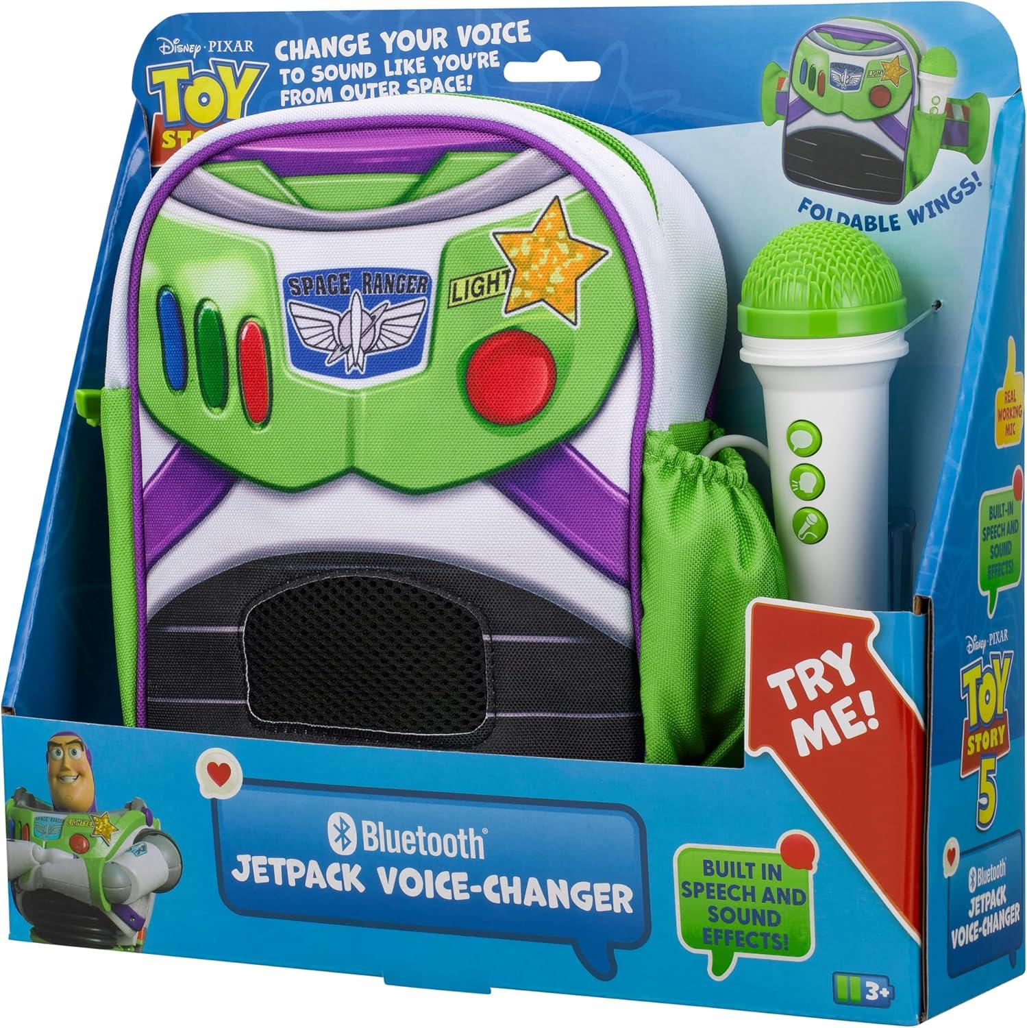 image:imageToy Story 5 Bluetooth Jetpack Voice Changer with Real Working Microphone for Kids