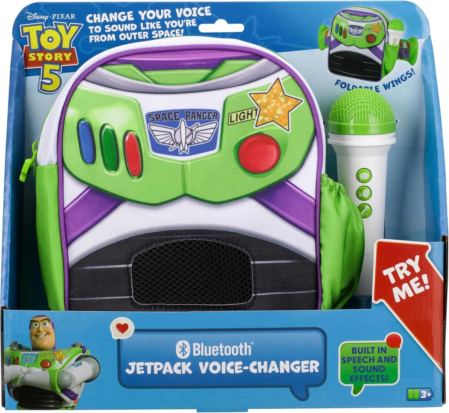 image:imageToy Story 5 Bluetooth Jetpack Voice Changer with Real Working Microphone for Kids