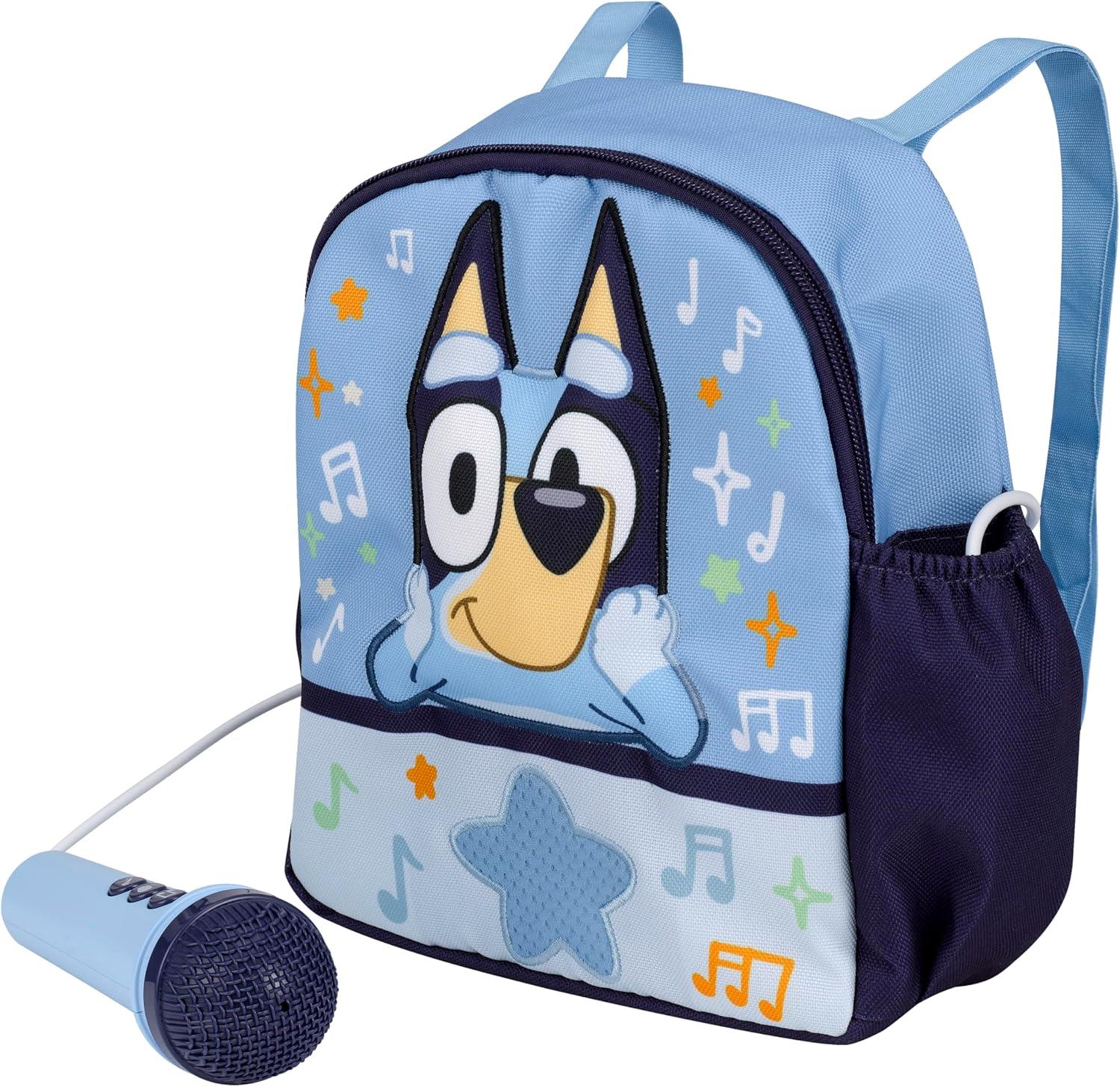 image:imageBluey Voice Changer for Kids Bluetooth Karaoke Boombox with Builtin Music Designed for Fans of Bluey Toys