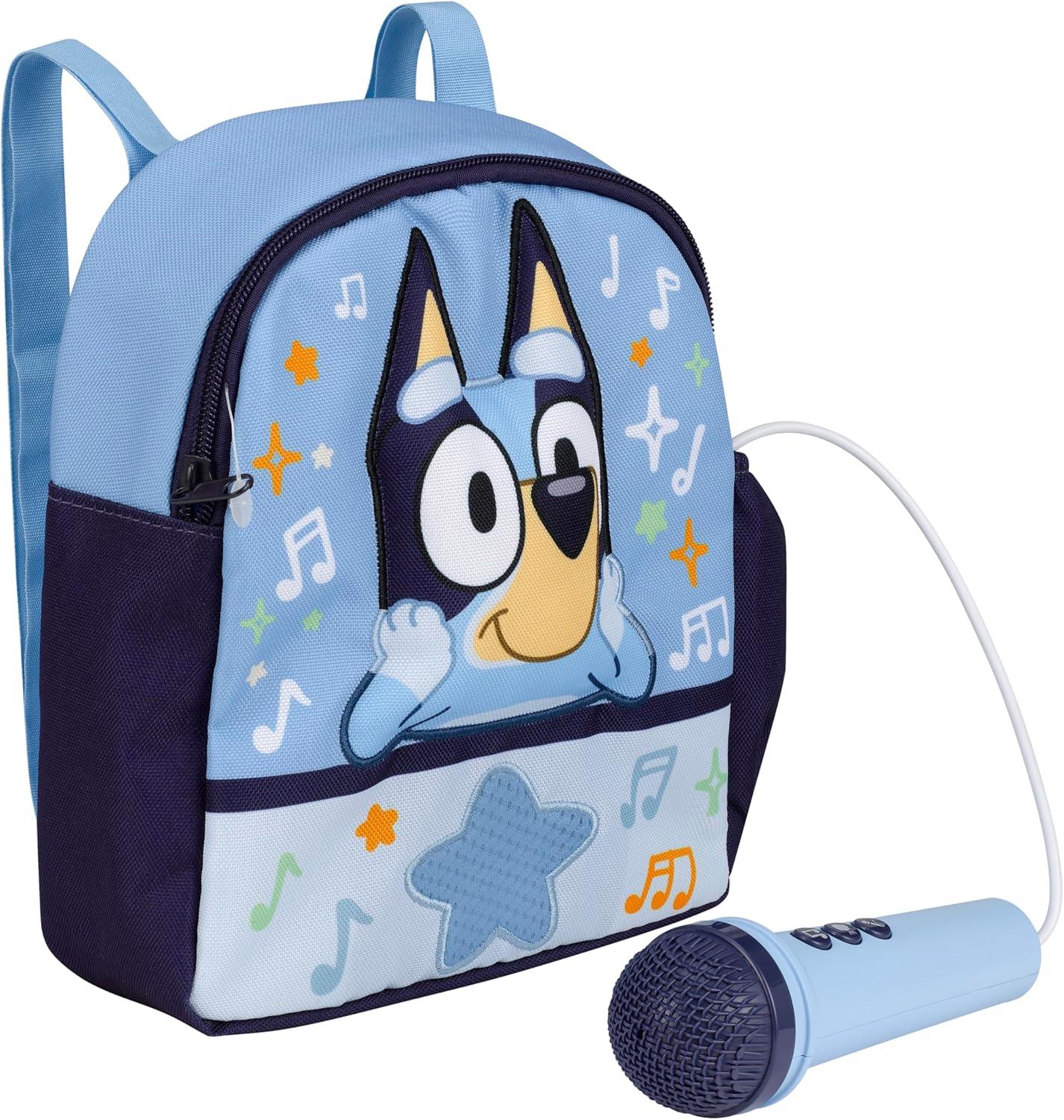 image:imageBluey Voice Changer for Kids Bluetooth Karaoke Boombox with Builtin Music Designed for Fans of Bluey Toys