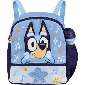 Bluey Voice Changer for Kids, Bluetooth Karaoke Boombox with Built-in Music, Designed for Fans of Bluey Toys