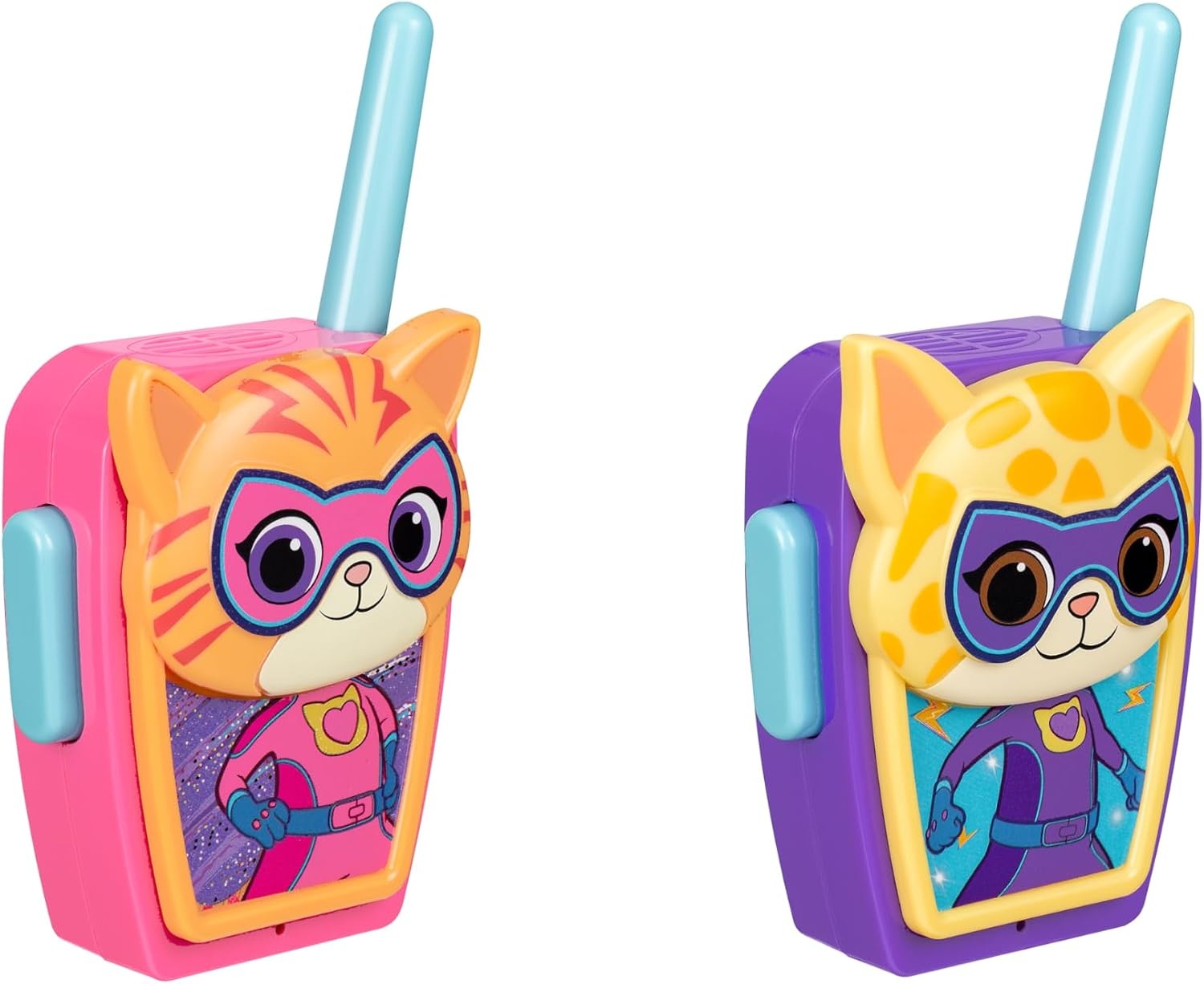 image:imageSuper Kitties Walkie Talkies for Kids Static Free and Extended Range Indoor and Outdoor Toys